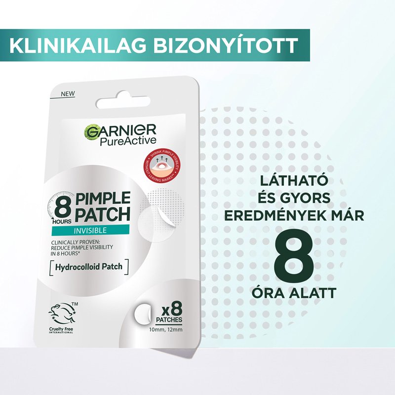 Pure Active hidrokolloidos láthatatlan pattanás tapasz BHA-val 8 db - 3